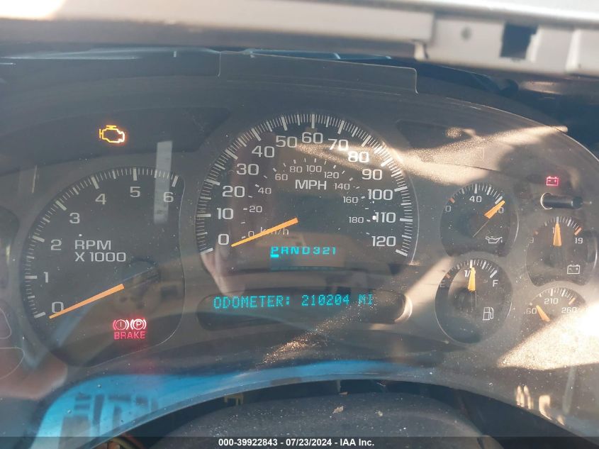 2003 Chevrolet Tahoe Z71 VIN: 1GNEK13Z53R244752 Lot: 39922843