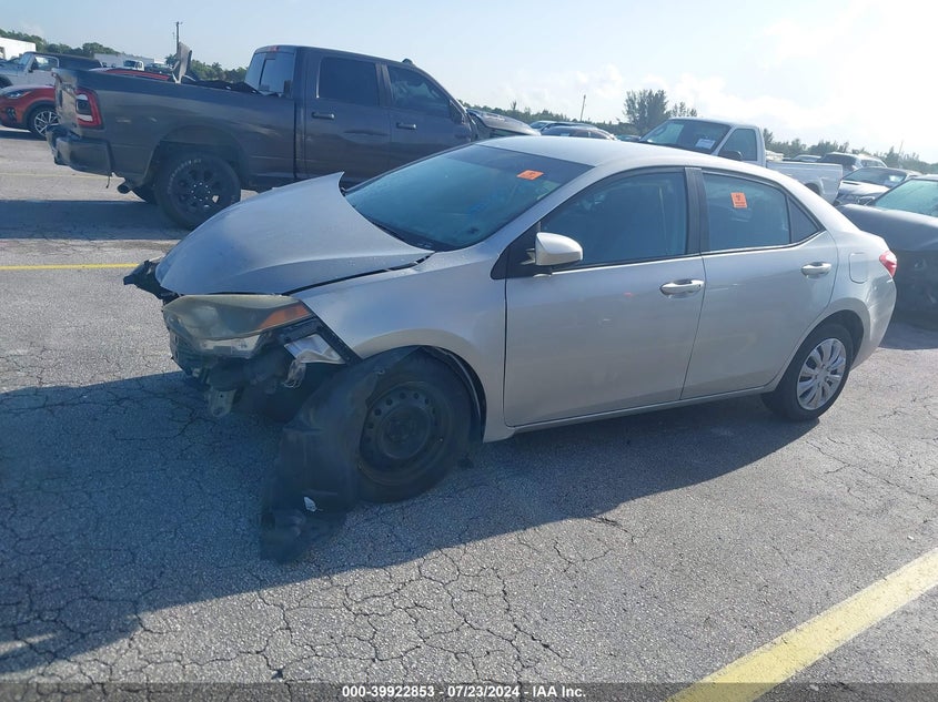 2015 TOYOTA COROLLA LE - 5YFBURHE6FP266252