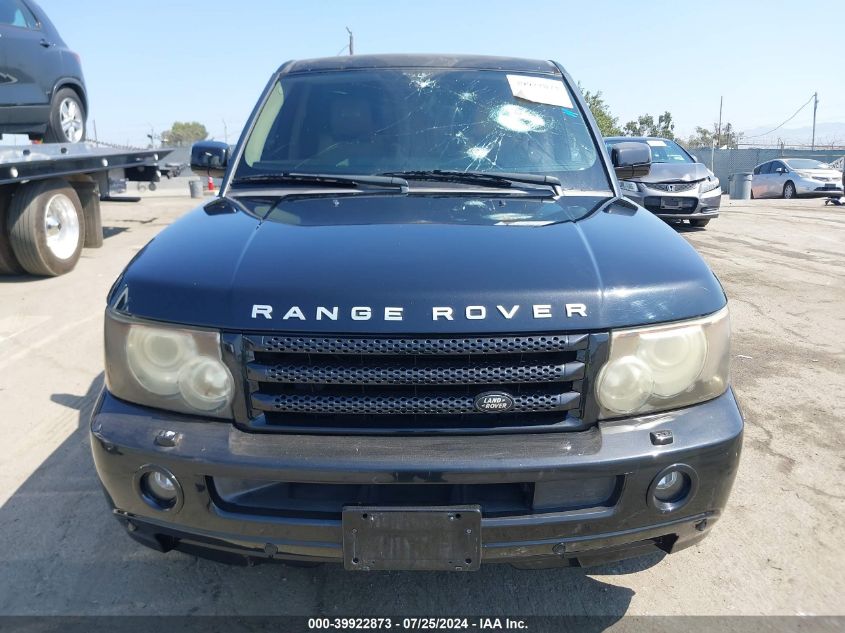 2006 Land Rover Range Rover Sport Hse VIN: SALSF25416A921492 Lot: 39922873