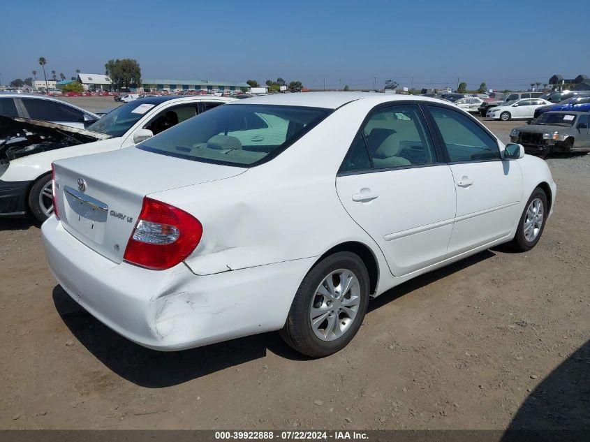 2004 Toyota Camry Le V6 VIN: 4T1BF32K74U073254 Lot: 39922888