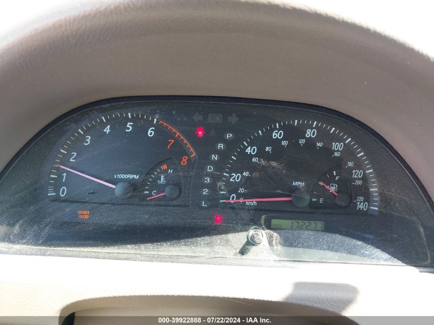 2004 Toyota Camry Le V6 VIN: 4T1BF32K74U073254 Lot: 39922888