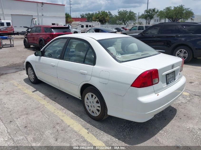 2HGES16544H633001 | 2004 HONDA CIVIC