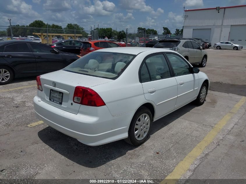 2HGES16544H633001 | 2004 HONDA CIVIC