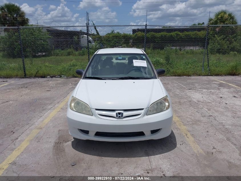 2HGES16544H633001 | 2004 HONDA CIVIC