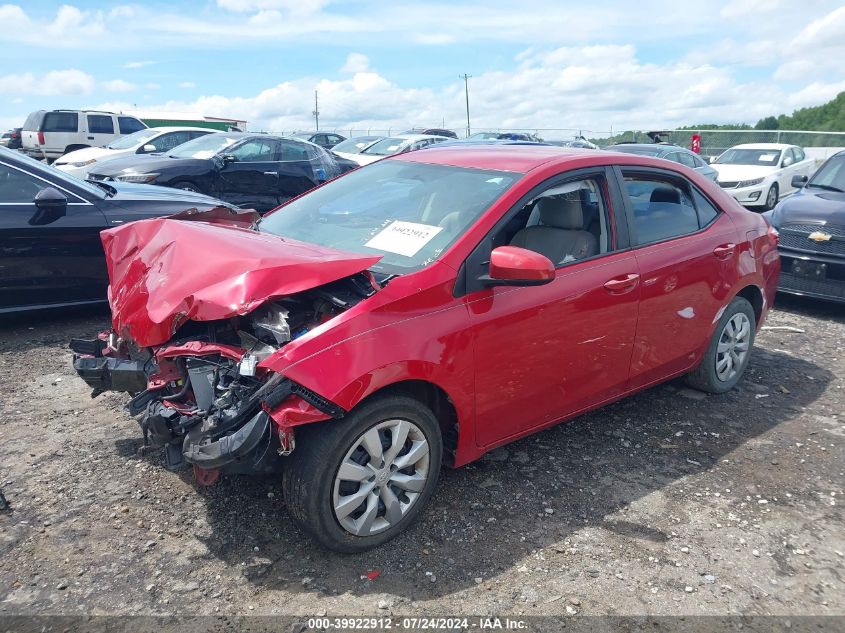 2T1BURHEXFC319275 2015 TOYOTA COROLLA - Image 2