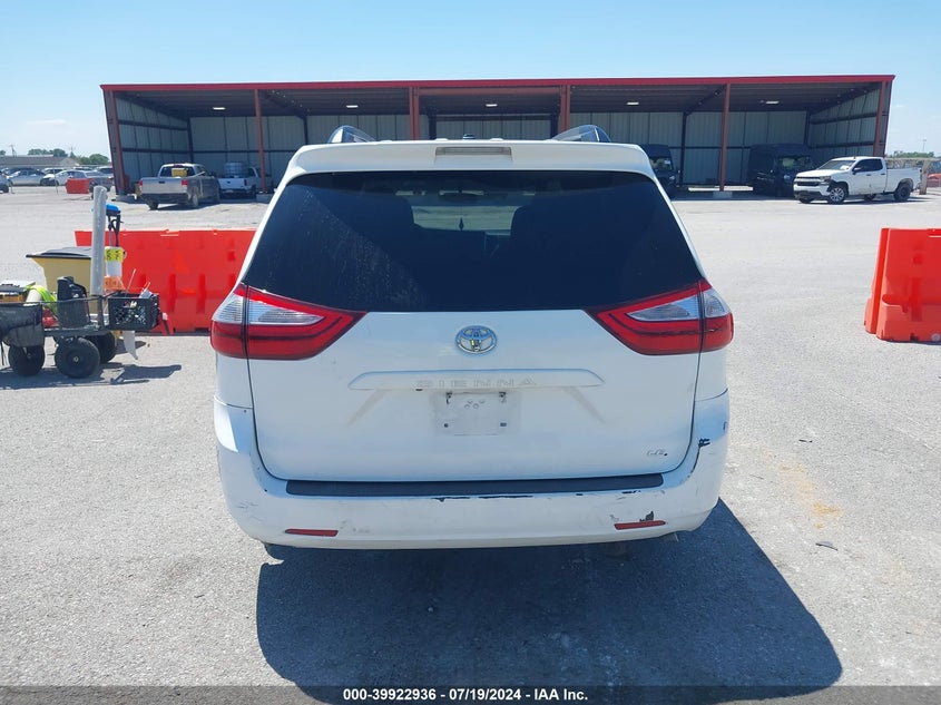 2015 Toyota Sienna Le 7 Passenger/Le 8 Passenger VIN: 5TDKK3DC8FS529906 Lot: 39922936