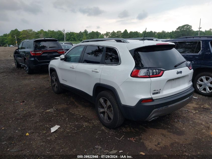 2019 Jeep Cherokee Limited 4X4 VIN: 1C4PJMDX0KD317671 Lot: 39922946