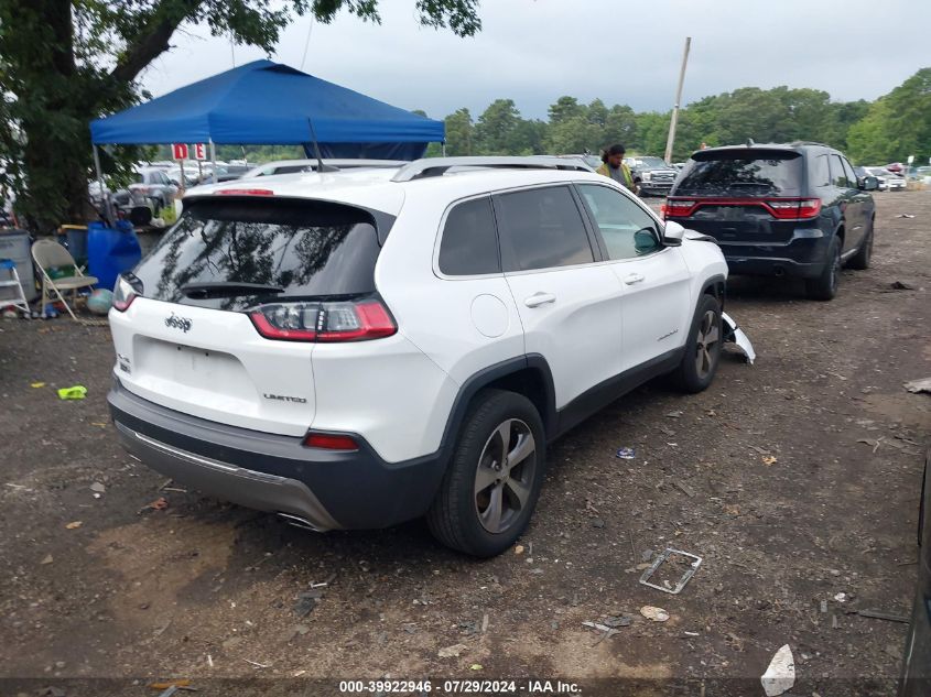 2019 Jeep Cherokee Limited 4X4 VIN: 1C4PJMDX0KD317671 Lot: 39922946