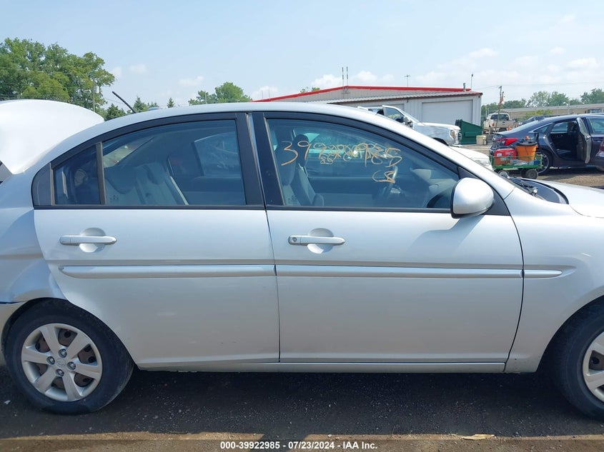 2010 Hyundai Accent Gls VIN: KMHCN4AC3AU507429 Lot: 39922985