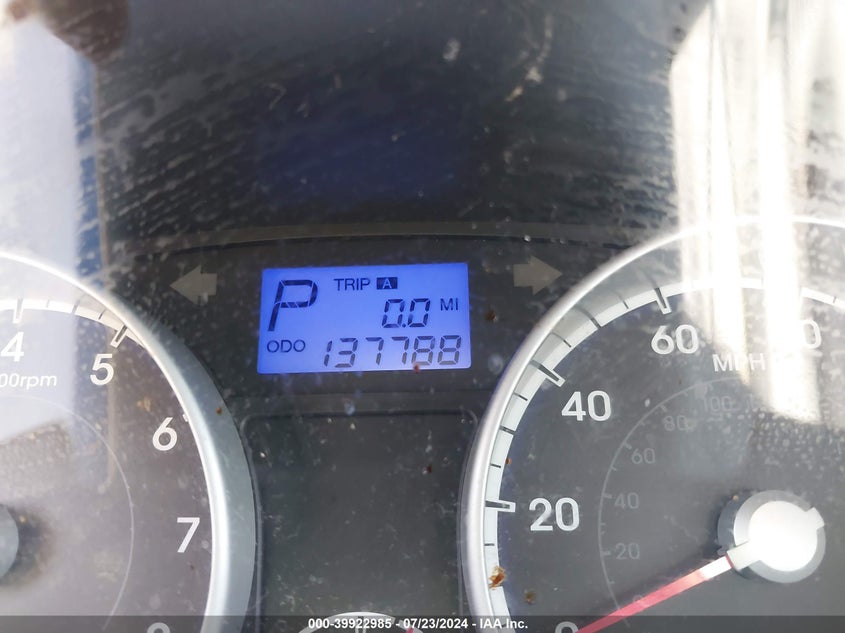 2010 Hyundai Accent Gls VIN: KMHCN4AC3AU507429 Lot: 39922985