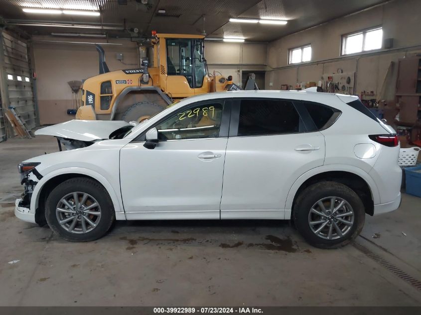 2024 Mazda Cx-5 Select VIN: JM3KFBBM7R0387038 Lot: 39922989