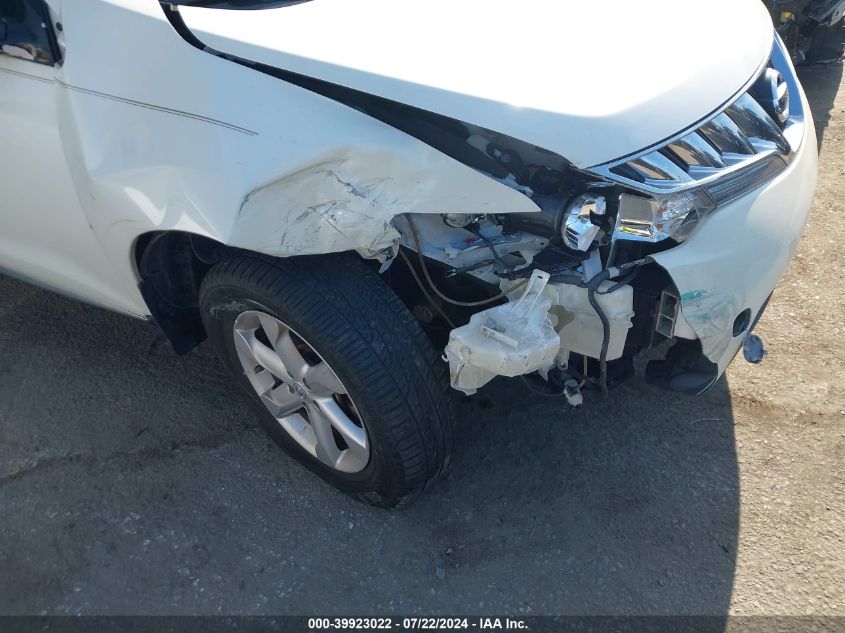 2009 Nissan Murano S VIN: JN8AZ18U59W018712 Lot: 39923022