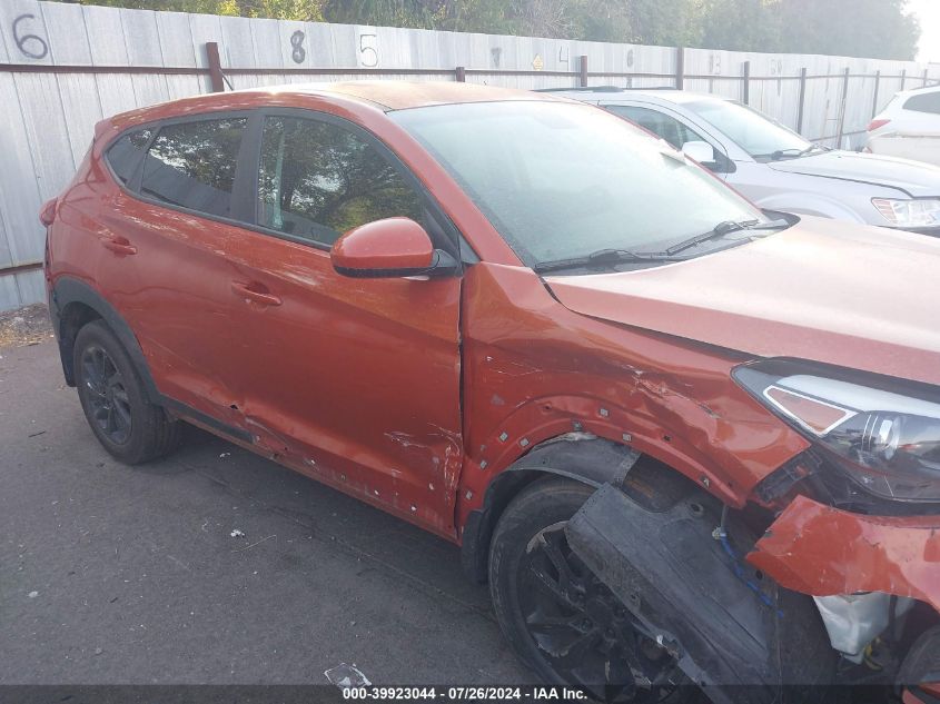 2018 Hyundai Tucson Se VIN: KM8J2CA41JU605796 Lot: 39923044