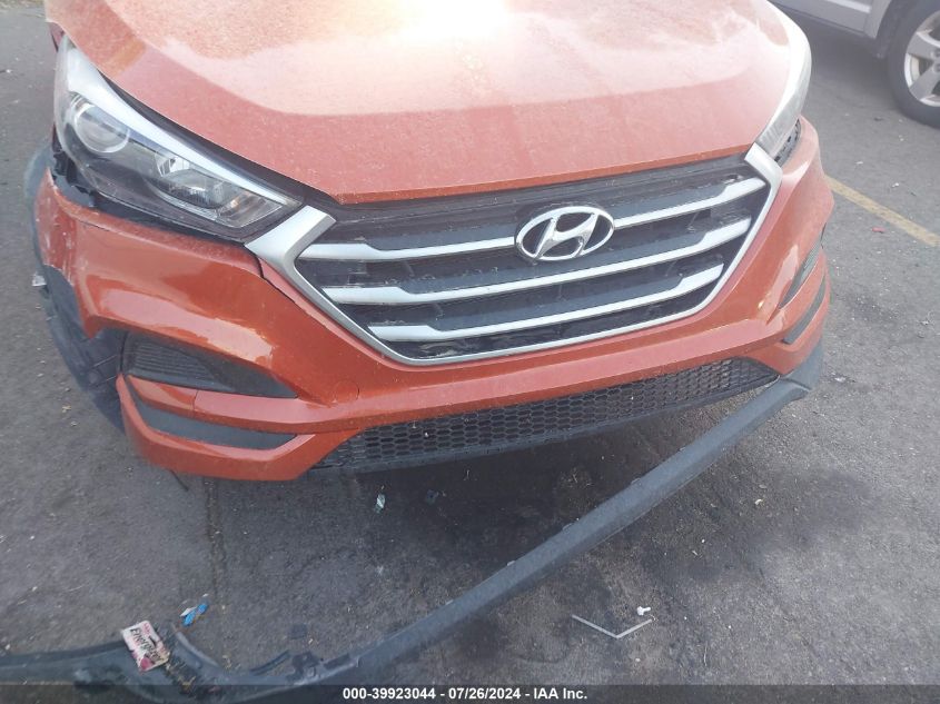 2018 Hyundai Tucson Se VIN: KM8J2CA41JU605796 Lot: 39923044