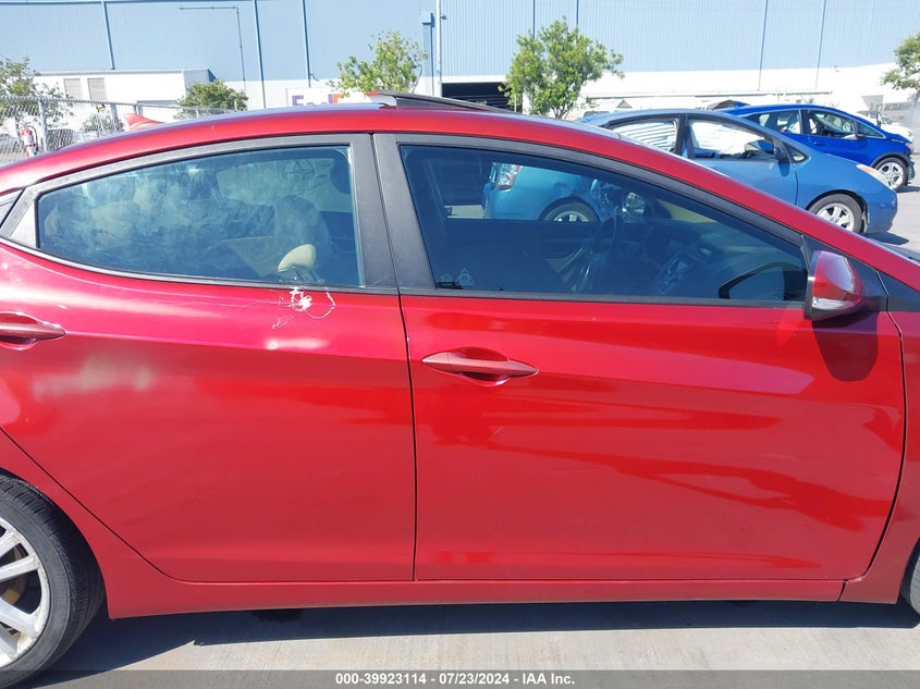 2013 Hyundai Elantra Limited VIN: 5NPDH4AE5DH230234 Lot: 39923114