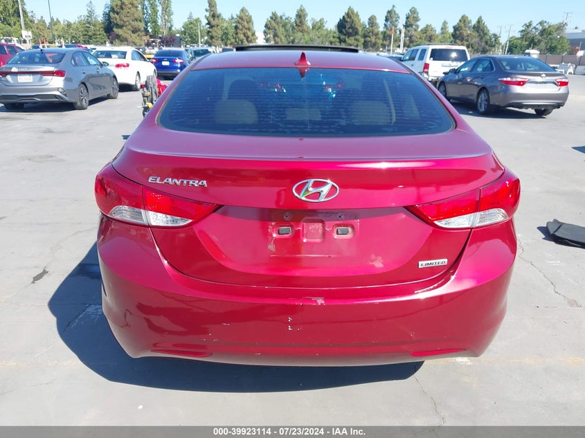 2013 Hyundai Elantra Limited VIN: 5NPDH4AE5DH230234 Lot: 39923114