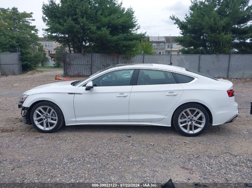 2024 Audi A5 Sportback Premium Plus 45 Tfsi Quattro S Tronic VIN: WAUFACF55RA019577 Lot: 39923123