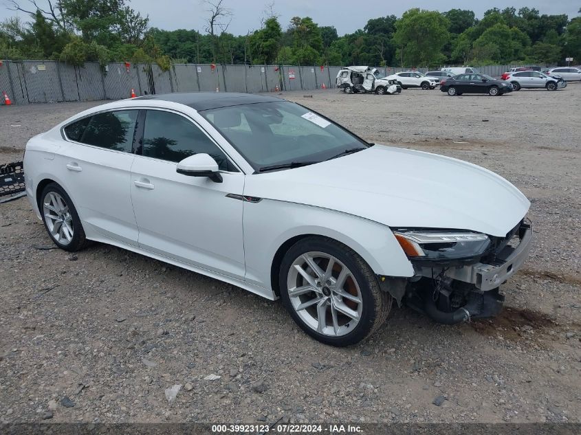 2024 Audi A5 Sportback Premium Plus 45 Tfsi Quattro S Tronic VIN: WAUFACF55RA019577 Lot: 39923123