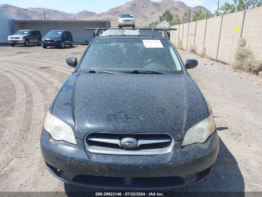 2006 Subaru Legacy 2.5I VIN: 4S3BL626666212492 Lot: 39923146