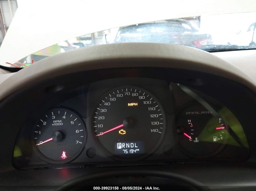 2005 Chevrolet Malibu VIN: 1G12V64815F152834 Lot: 39923158