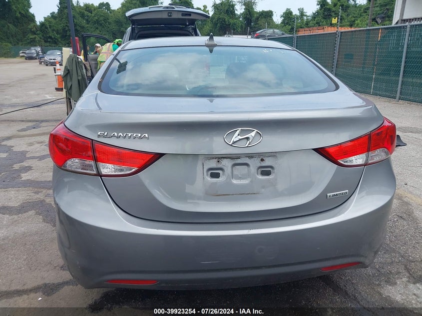 2012 Hyundai Elantra Limited (Ulsan Plant) VIN: KMHDH4AE9CU368598 Lot: 39923254