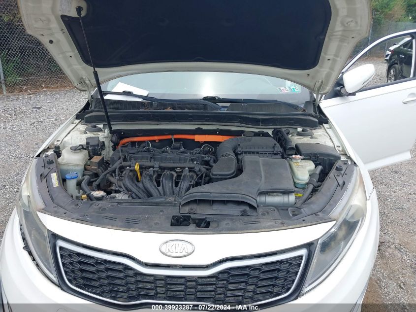 2012 Kia Optima Hybrid Ex VIN: KNAGM4AD3C5010960 Lot: 39923287