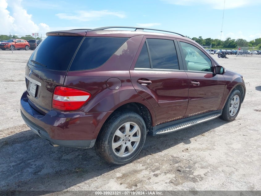 2006 Mercedes-Benz Ml 350 4Matic VIN: 4JGBB86E26A088617 Lot: 39923321