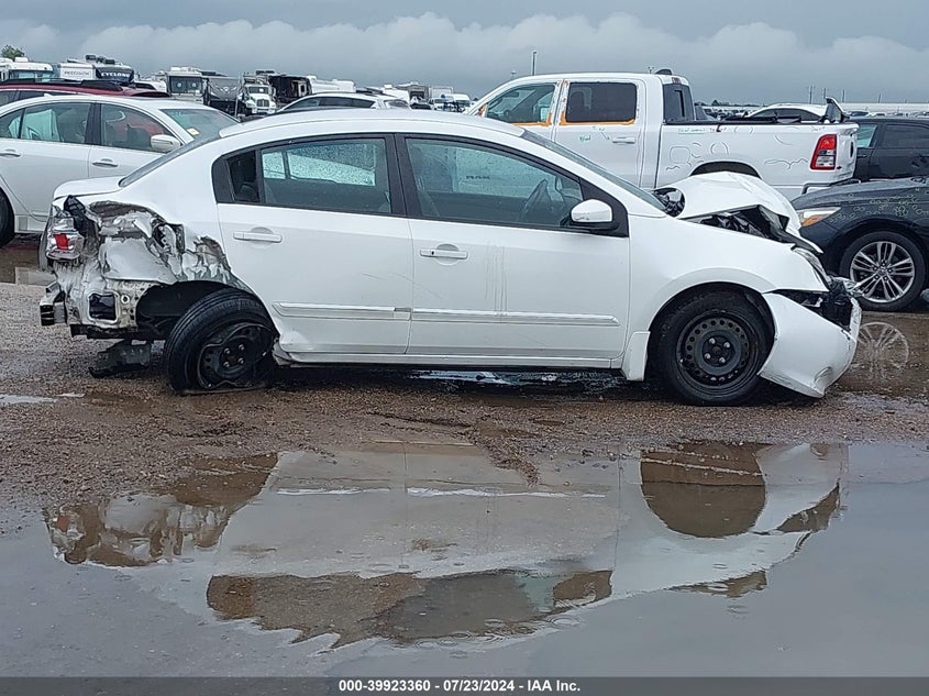 2012 Nissan Sentra 2.0/2.0S/Sr/2.0Sl VIN: 3N1AB6AP6CL773546 Lot: 39923360