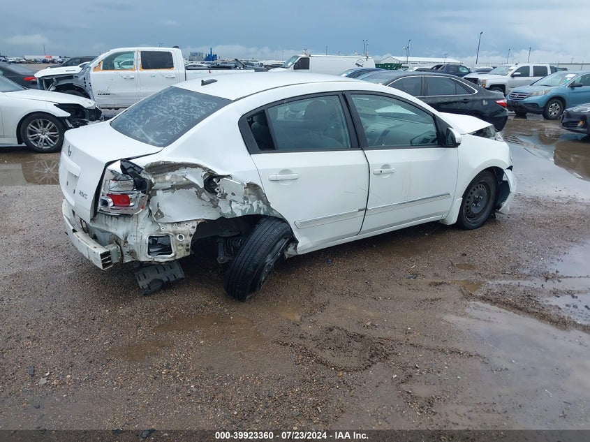 2012 Nissan Sentra 2.0/2.0S/Sr/2.0Sl VIN: 3N1AB6AP6CL773546 Lot: 39923360