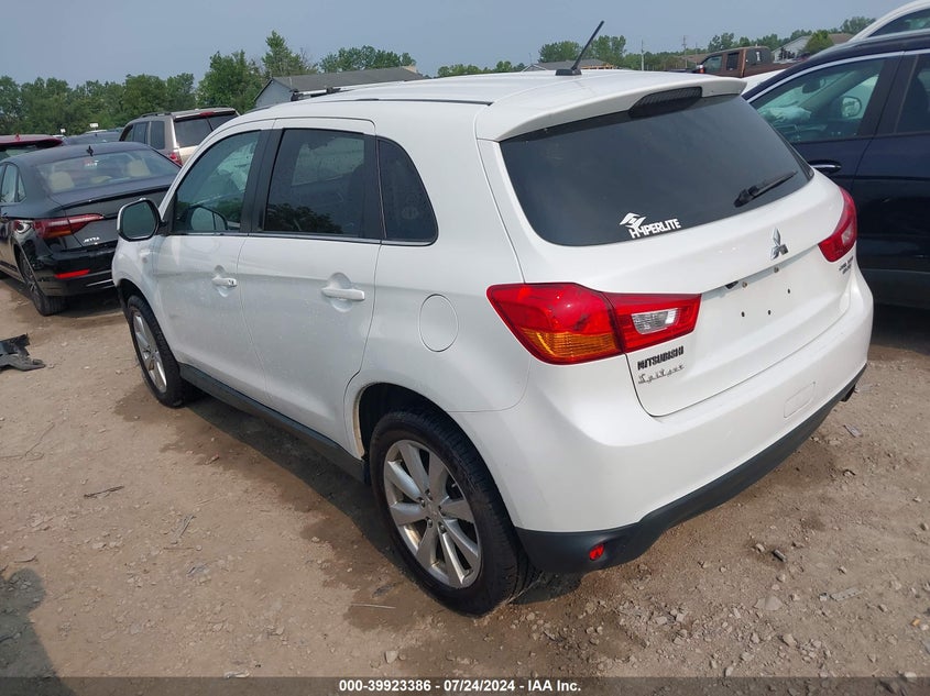 2015 Mitsubishi Outlander Sport Se VIN: 4A4AR4AU9FE055702 Lot: 39923386