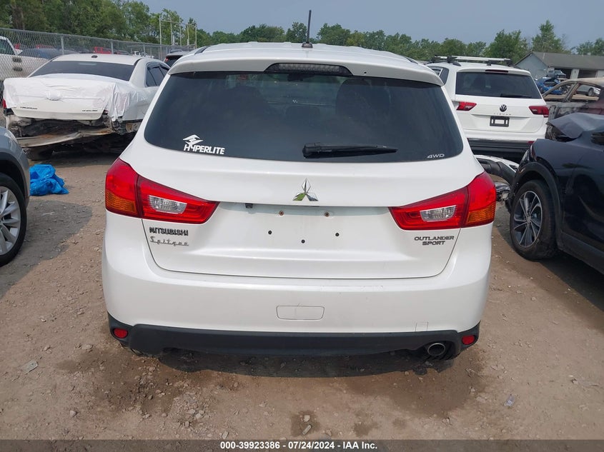 2015 Mitsubishi Outlander Sport Se VIN: 4A4AR4AU9FE055702 Lot: 39923386