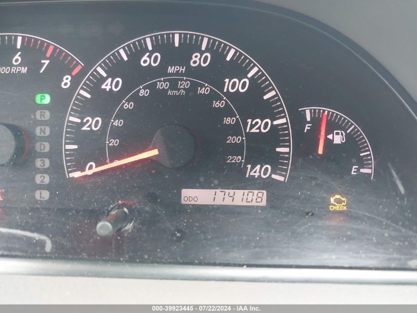 2005 Toyota Camry Xle VIN: 4T1BE32K25U628471 Lot: 39923445