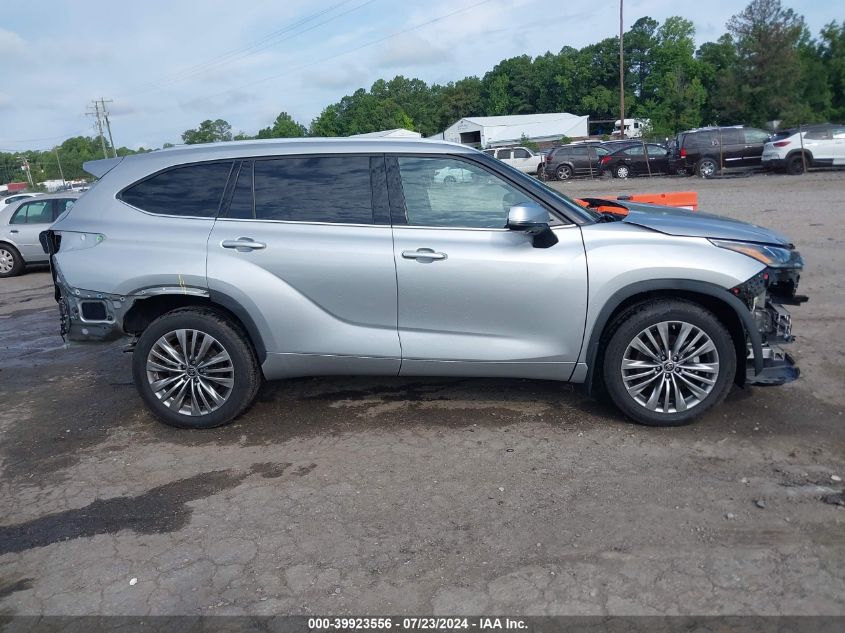 2021 Toyota Highlander Platinum VIN: 5TDFZRBH8MS148956 Lot: 39923556