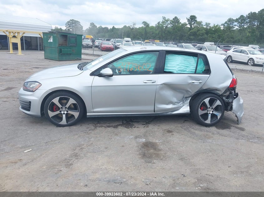 2015 VOLKSWAGEN GOLF GTI 2.0T S 4-DOOR - 3VW5T7AU9FM015249