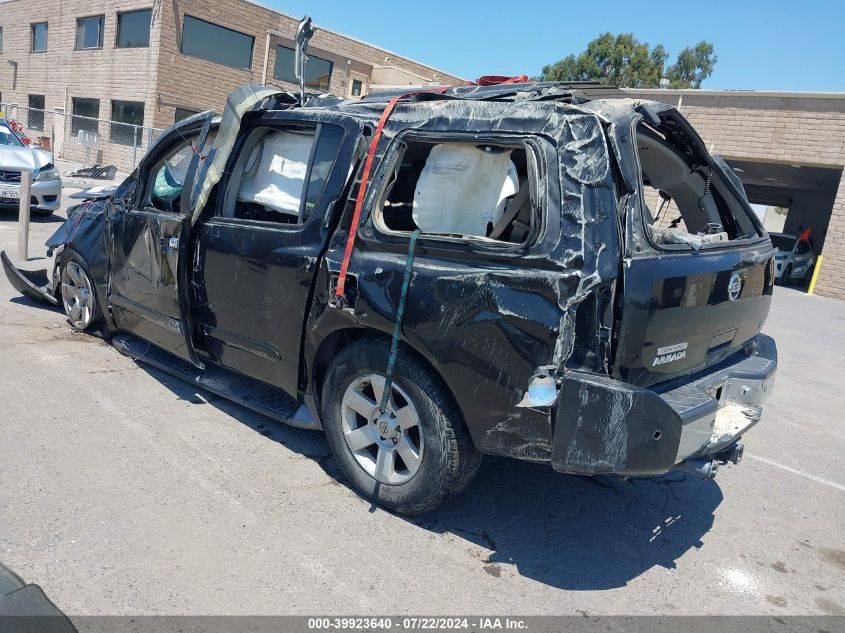 2004 Nissan Pathfinder Armada Le VIN: 5N1AA08B94N703897 Lot: 39923640