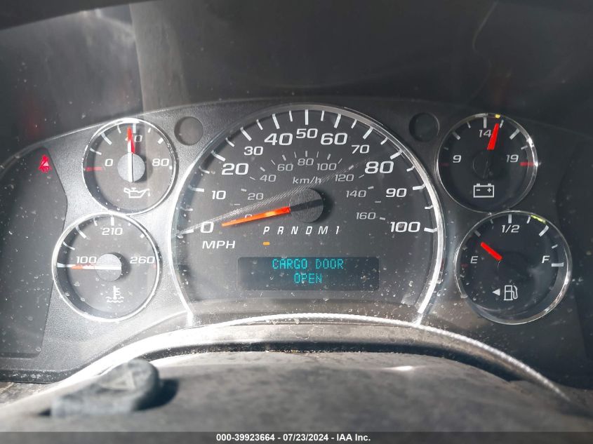 2019 Chevrolet Express 2500 Work Van VIN: 1GCWGAFP4K1217435 Lot: 39923664