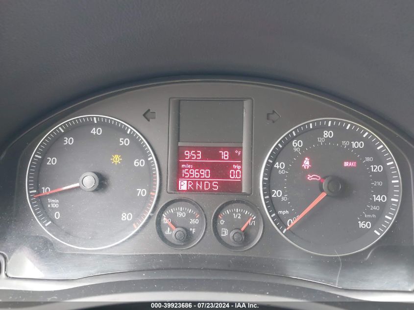 2008 Volkswagen Jetta Wolfsburg Edition VIN: 3VWRA71K08M192006 Lot: 39923686