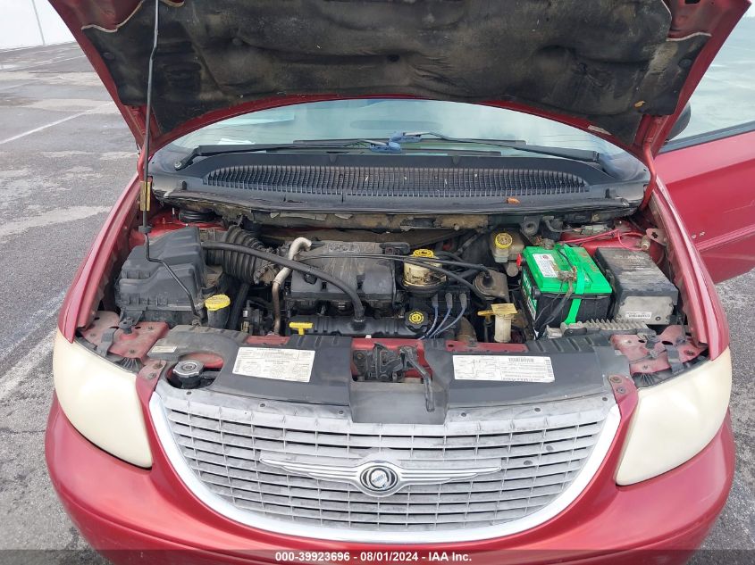 2001 Chrysler Town & Country Lx VIN: 2C4GP44G11R173266 Lot: 39923696