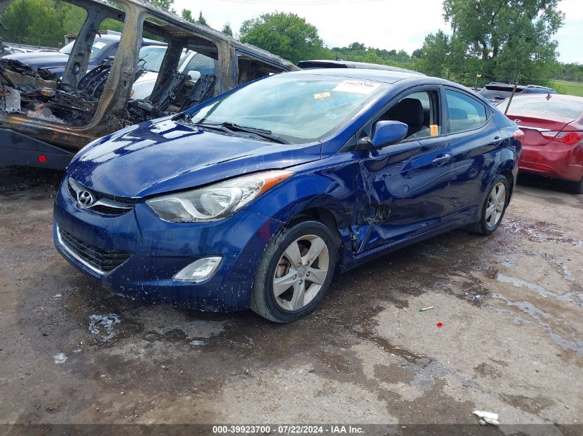 KMHDH4AE0DU812307 2013 Hyundai Elantra Gls