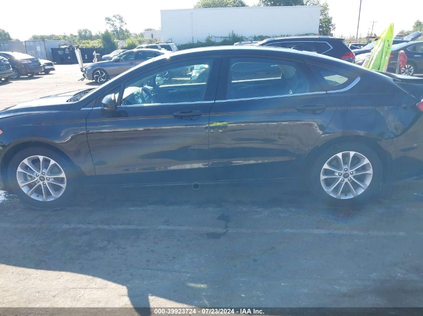 2020 Ford Fusion Se VIN: 3FA6P0HD3LR143385 Lot: 39923724