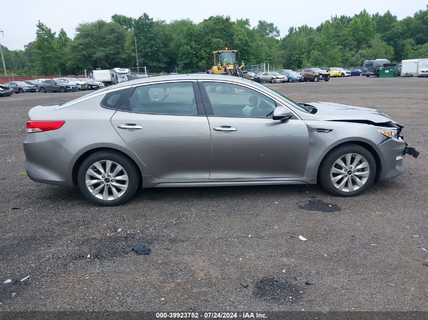 2018 Kia Optima Ex VIN: 5XXGU4L39JG194821 Lot: 39923752