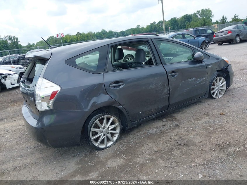 2012 Toyota Prius V Five VIN: JTDZN3EU0C3132569 Lot: 39923783