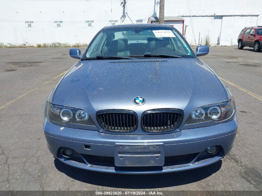 2004 BMW 325Ci VIN: WBABD33454PL03654 Lot: 39923820