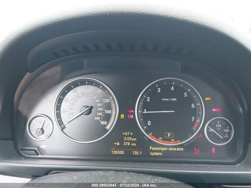 2011 BMW 528I VIN: WBAFR1C5XBC736875 Lot: 39923843