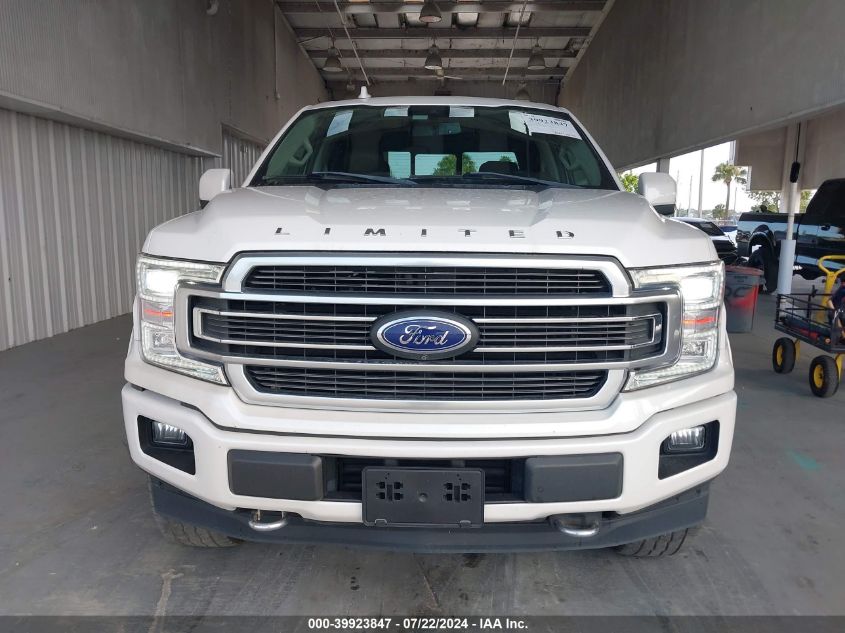 2019 Ford F-150 Limited VIN: 1FTEW1EGXKFB77560 Lot: 39923847