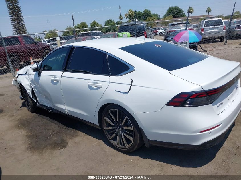 2023 Honda Accord Hybrid Touring VIN: 1HGCY2F8XPA029025 Lot: 39923848