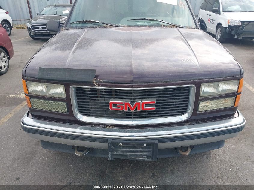 1996 GMC Yukon VIN: 1GKEK13R7TJ738218 Lot: 39923870