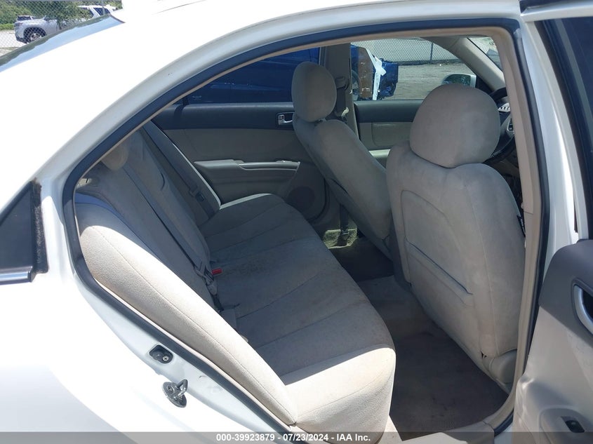 2007 Hyundai Sonata Gls VIN: 5NPET46C27H271788 Lot: 39923879