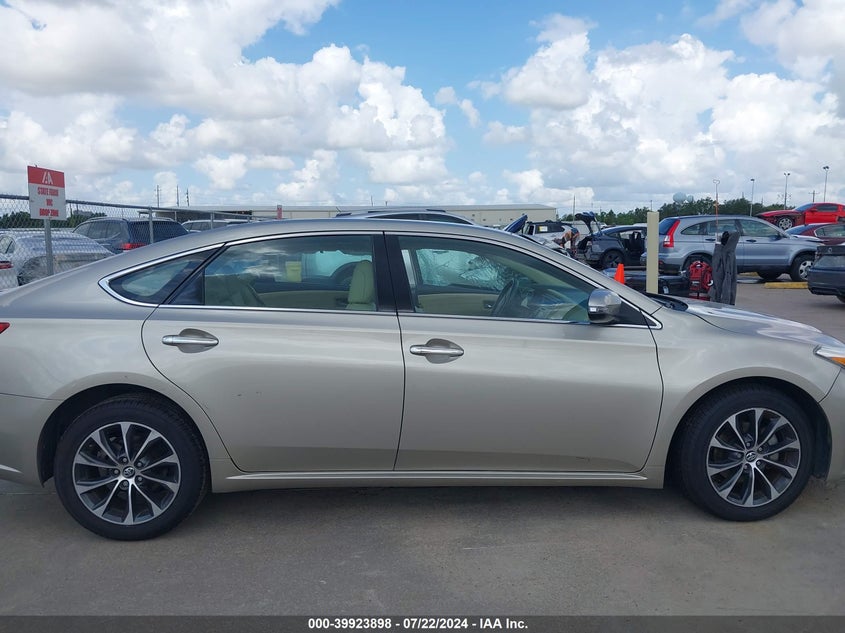 2016 TOYOTA AVALON XLE PLUS/PREMIUM/TOUR/LTD - 4T1BK1EB2GU198579