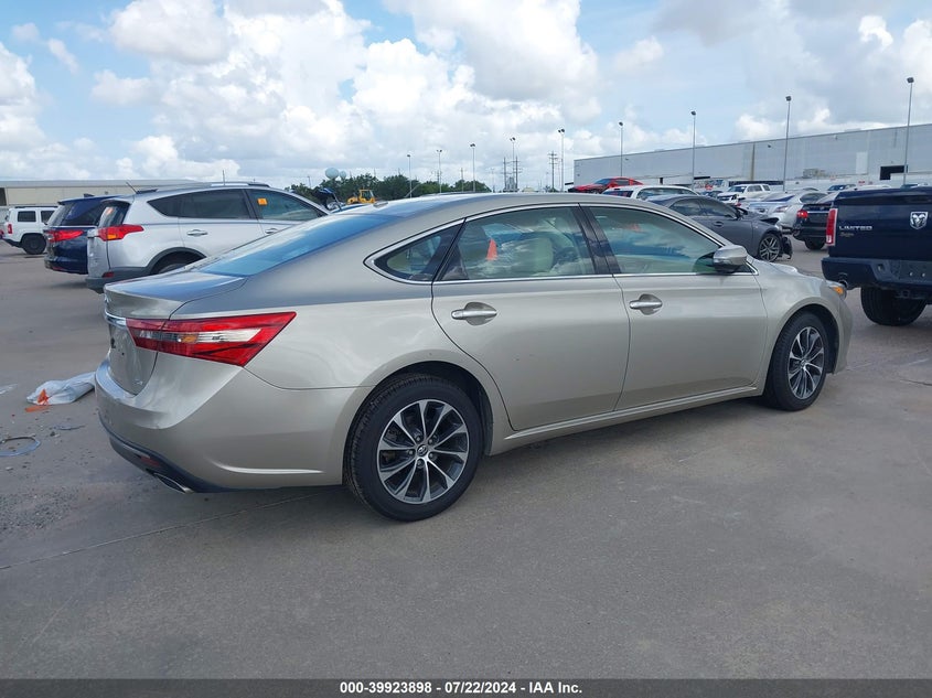 2016 TOYOTA AVALON XLE PLUS/PREMIUM/TOUR/LTD - 4T1BK1EB2GU198579